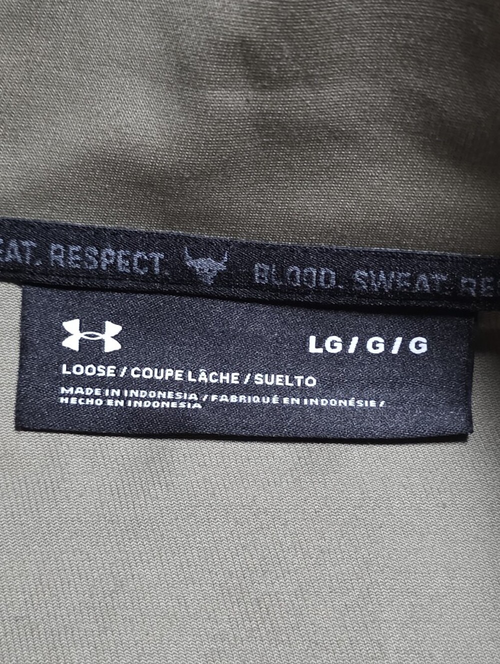 Under Armour Project Rock Woven Layer Utility Jacket Sz Lg *NWOT - Picture 2 of 6